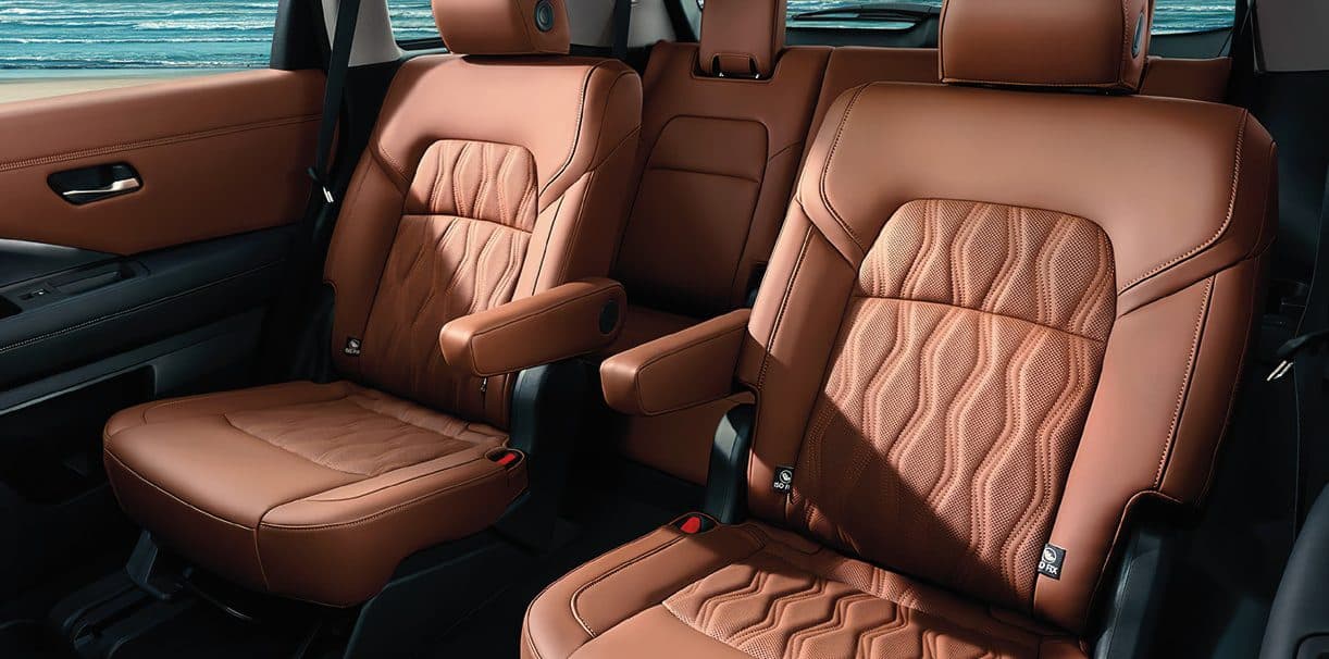 Asientos de cuero de la Nissan Pathfinder
